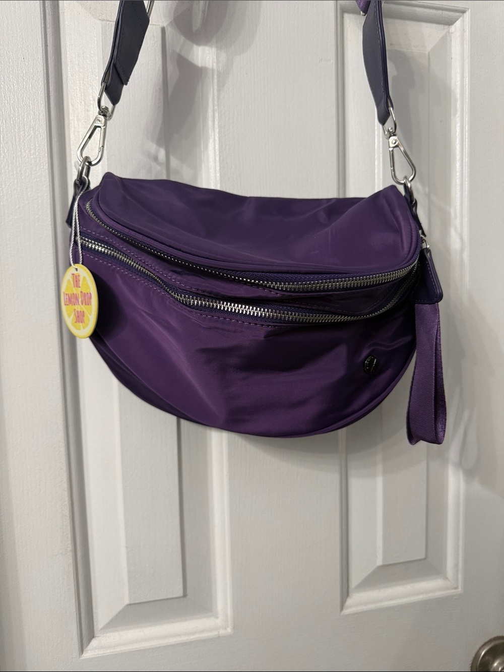 Purple Crossbody Bum Bag- Lightweight Everyday Carry